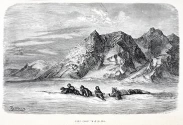 Voyage dans la neige profonde, publié à Londres en 1874