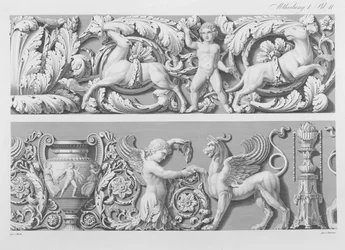 Dessins pour frises classiques, du 