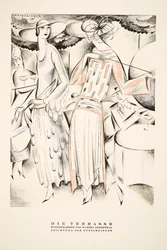 "Die Terrasse" publicité pour des robes d
