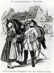 Dragon des Chevaliers Teutoniques en 1757