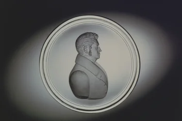Portrait gravé par Dominick Biemann, Bohême, 1834