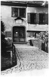 Entrée de la maison de Johann Sebastian Bach (1685-1750)