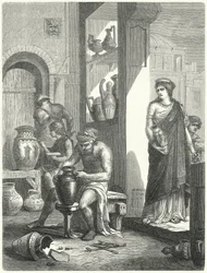 Atelier de poterie étrusque