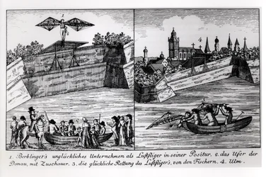 Expériences avec des machines volantes à Ulm
