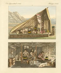 Habitations des Groenlandais