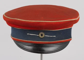 Casquette de fourrage, HRH Le Duc de Connaught, 3e Hussards de Zieten, Armée allemande, avant 1914