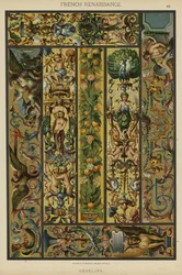 Renaissance française, Gobelins (lithographie en couleur)