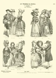 Costumes français, XVIIIe siècle