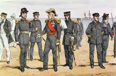 Uniformes de la marine française, fin du XIXe siècle