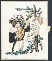 Carte de vœux allemande