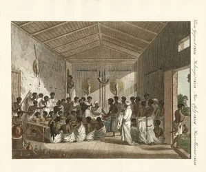Grandes symposia par le Ras de Tigre en Abyssinie