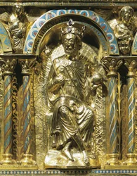 Henri IV, empereur romain germanique (1050-1106), détail du sanctuaire de l