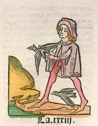 Hortus Sanitatis [Le Jardin de la Santé] par Jacob Meydenbach publié en 1491 (gravure sur bois)