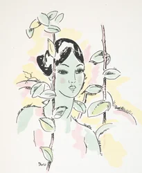 Illustration de Styl, publié en 1922 (impression de pochoir)