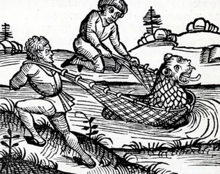 Illustration tirée de la Chronique de Nuremberg, 1493