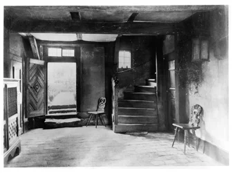 Intérieur de la maison de Johann Sebastian Bach (1685-1750)