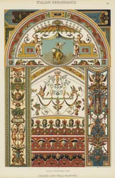 Renaissance italienne, peinture de plafond et murale