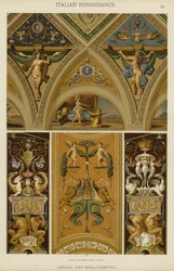 Renaissance Italienne, Peinture de Plafond et de Mur