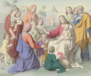 Jésus bénissant les enfants
