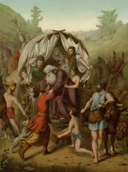 Joseph reçoit Jacob à Goshen