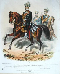 Kaiser Wilhelm I (1797-1888) à cheval