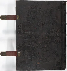Lewis E 161, Missel, couverture arrière, Franconie, possiblement Forchheim, Allemagne
