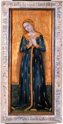 Madone vêtue d
