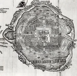 Carte de Tenochtitlan de 