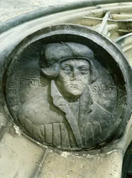 Martin Luther âgé de 57 ans avec la Rose de Luther, XVIe siècle