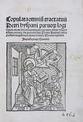 Maître et élèves, 1490