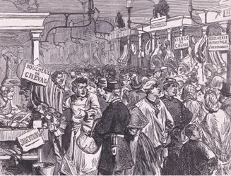 Marché de la viande à Paris, Histoire de la guerre entre la France et l