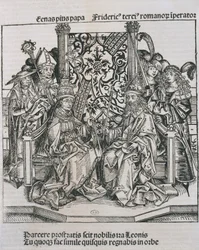 Rencontre entre le pape Pie II et Frédéric III, empereur d