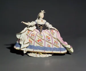 Figure de femme de Meissen