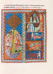 Miniature du Liber Scivias de Hildegarde de Bingen, v. 1175 (fac-similé)