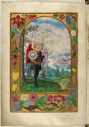 Figure ailée à deux têtes, la Cinquième Parabole, de 