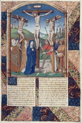 Crucifixion, de Vita Christi, par Ludolf de Saxe, vers 1300-7778