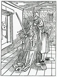 Des grands lutteurs en droit pour des choses de rien, illustration de la traduction anglaise d