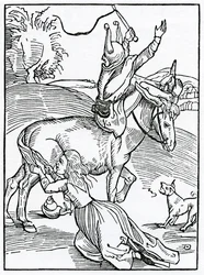 De grande colère, procédant de petite occasion, illustration de la traduction anglaise d