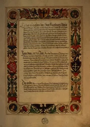 Page du Geheim Ehrenbuch des Fuggerschen Geschlechts