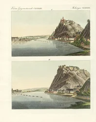 Vues pittoresques du Rhin