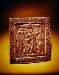 Plaque avec Saint Thomas incrédule, vers 1140-60