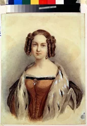 Portrait de la princesse Marie de Hesse et du Rhin