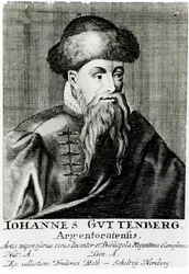 Portrait de Johannes Gutenberg