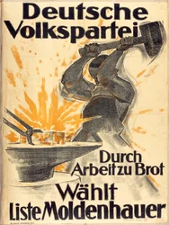 Affiche du Parti populaire allemand