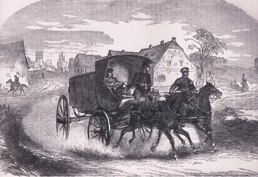 Poste militaire prussien, Histoire de la guerre entre la France et l