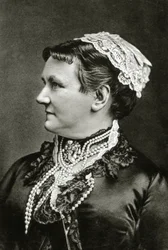 La reine Carola de Saxe, vers 1890