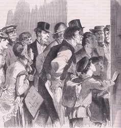 Lecture des nouvelles à Berlin, Histoire de la guerre entre la France et l