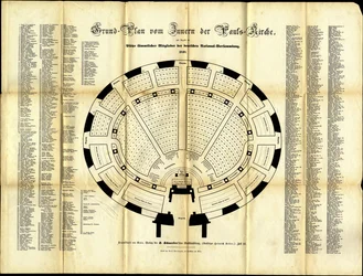 Plan des sièges de l