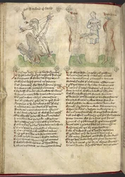 Le relèvement de la croix ; Jubal et Tubal-Caïn, de 