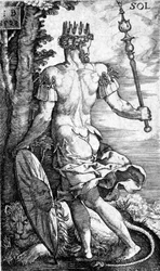 Sol, imprimé par Georg Pencz, 1529